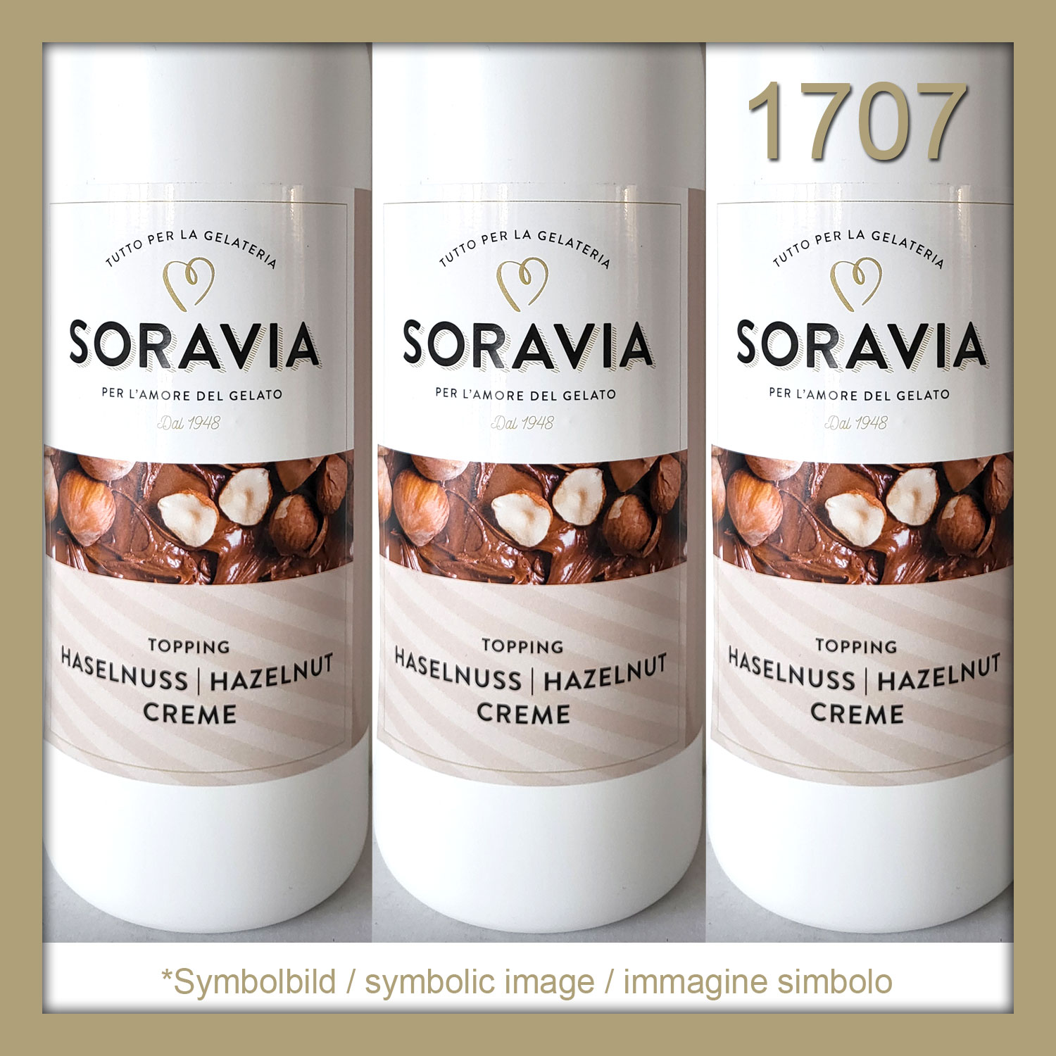 Haselnuss Creme Topping